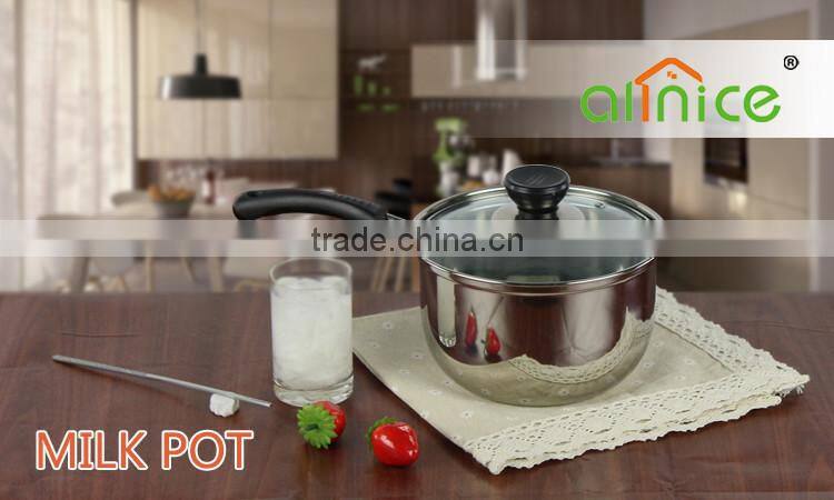 china wholesale small kitchen appliances normal design sauce pot with full size 16/18/20cm perfectly for gifts