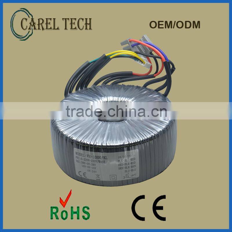 220V 230V 110V 130V 120V Medical Isolation Ring Transformer, Toroidal Transformer 12V 50A 60A