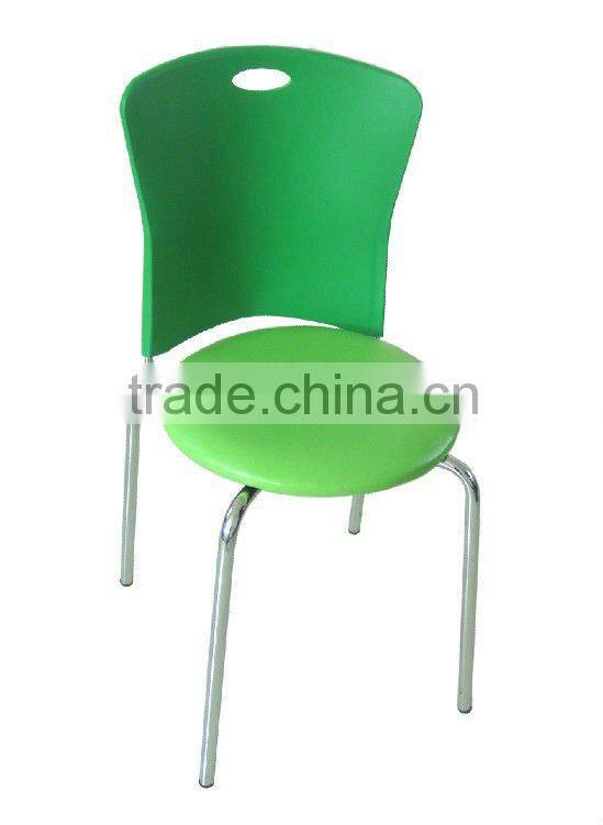 wholesale STACKABLE plastic armless restaurant dining chairs for small cafe 1054b