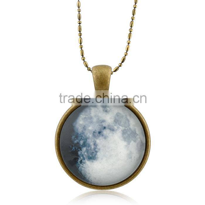 China Jewelry Wholesale Blue Glow In Dark Necklace