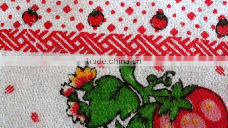 100% cotton printed tea towel/kitchen towel