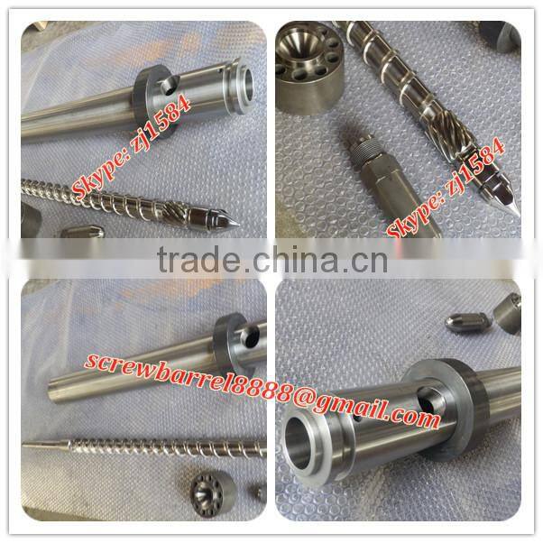 Bimetallic Mitsubishi Injection Screw Barrel Extruder Screw Barrel