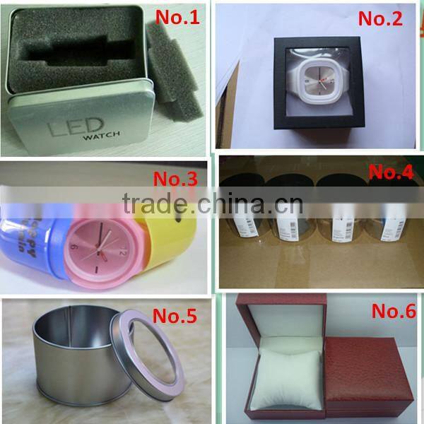 Charming Silvery Color Black Leather Strap Business Gift Genuine Skeleton Watch