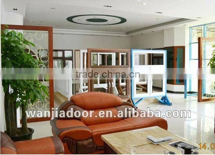 cheap price double glaze good quality aluminum tilt and turn side hung window Foshan wanjia factory price