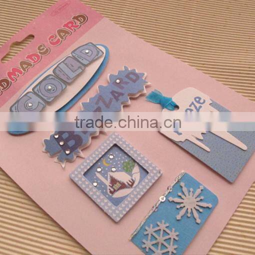 custom self-adhesive decorative felt sticker for kids