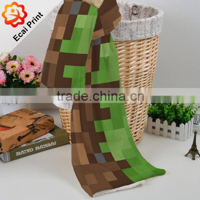 colourful hot sale printed custom made winter scarf