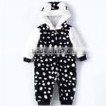 Hot sale bamboo cotton spandex fabric baby bamboo romper with custom logo