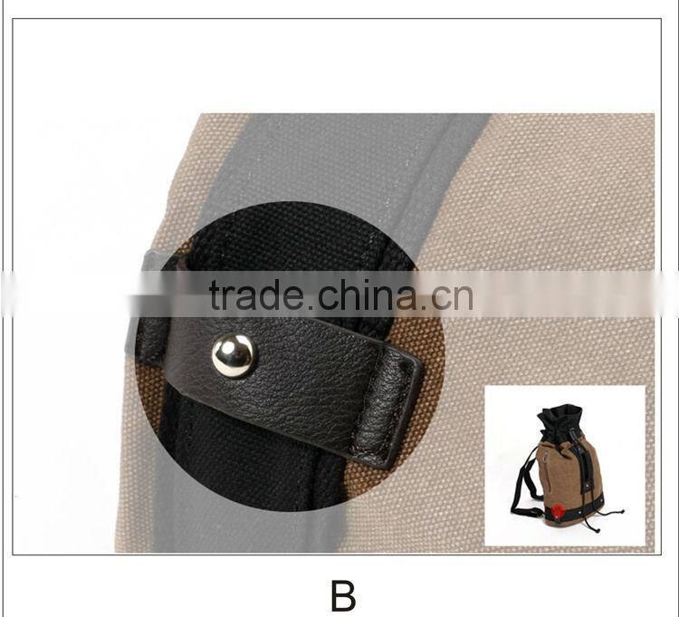 Casual Denim bags,waxed cotton canvas travel bag,Canvas bag with Thick Rope Handle