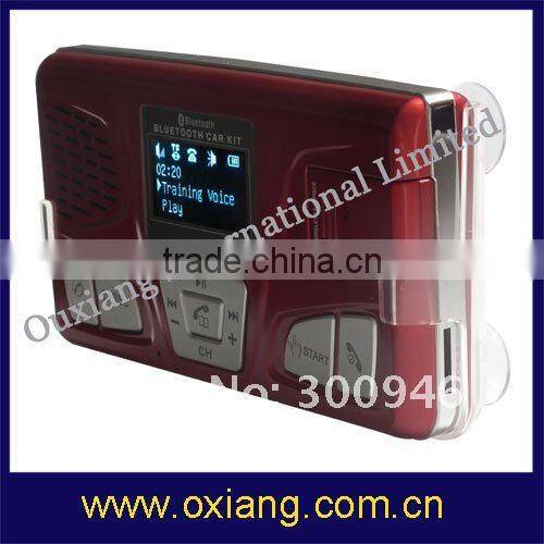 Solar Charging Handfree Bluetooth Car Kit