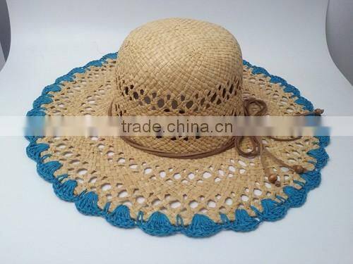 2016 New Products Cheap Wholesale Raffia Straw Hats For Men