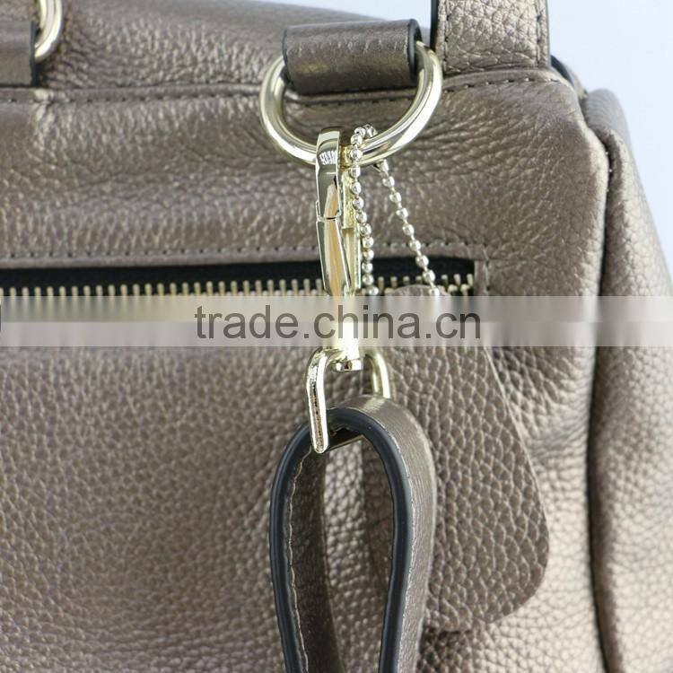 Trendy fashion designer new style ladies multifunction genuine leather backpack