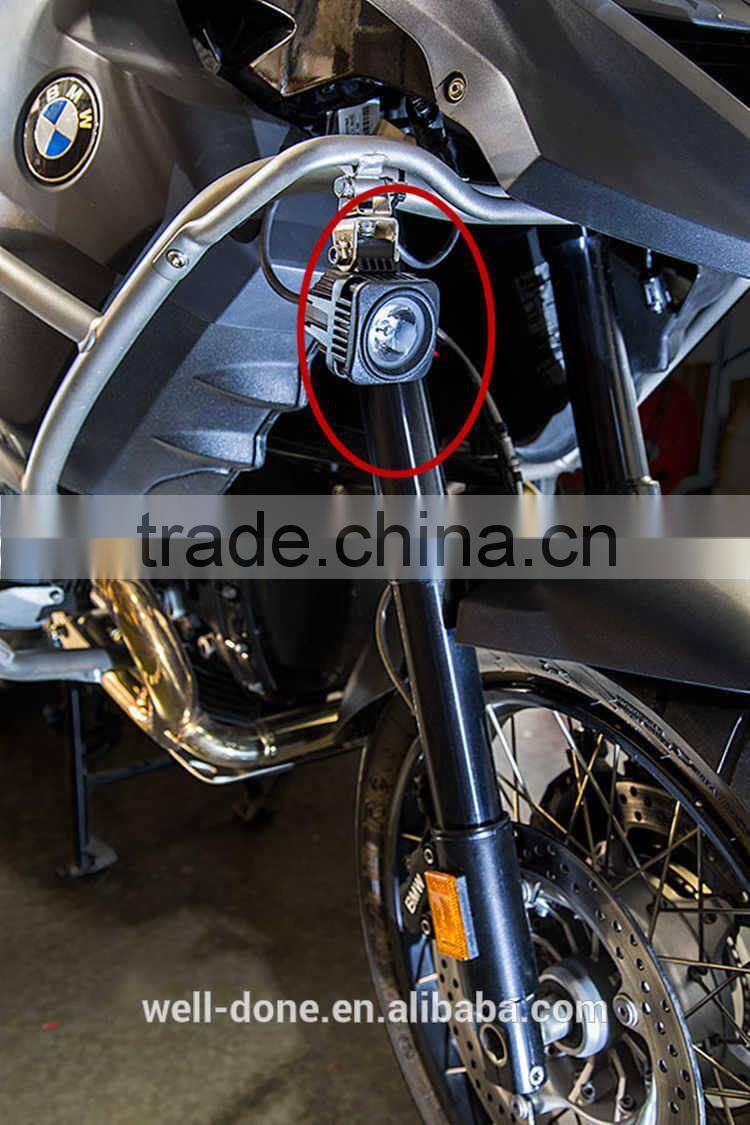 2" inch square 10w led work light for dirt bike