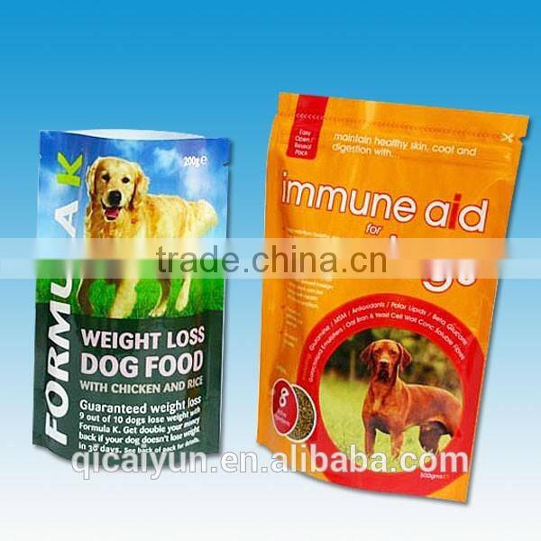 Factory direct sale pet food plastic pouch