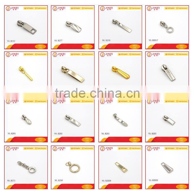 Cute design short shape nickel zipper puller with good quotation