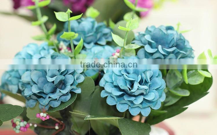Wedding wholesale hydrangea artificial silk flowers