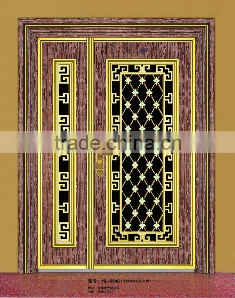 High Quanlity Cheap Turkey style stainless security steel seamless door