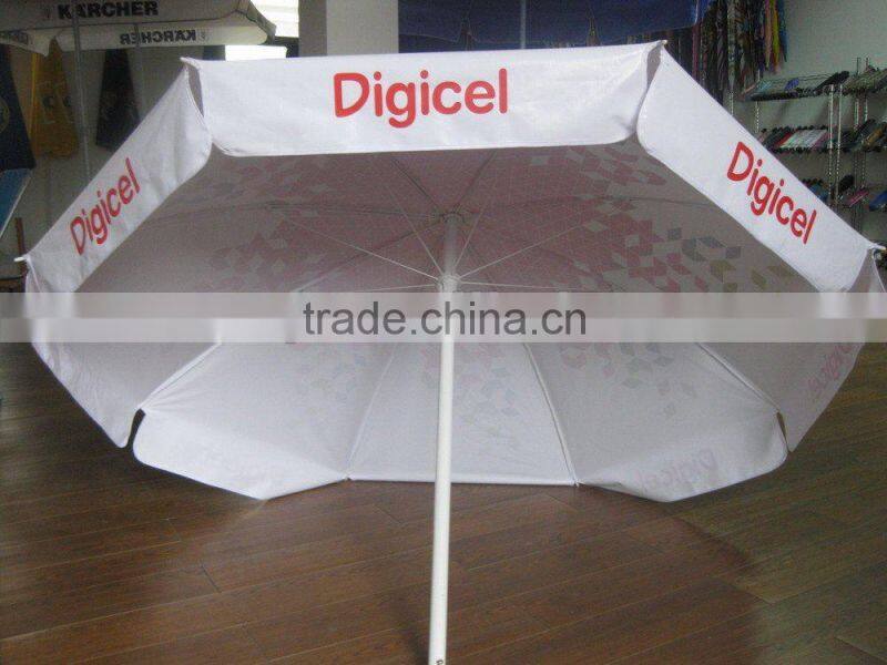 heat transfer print UV promotional high quality beach umbrella