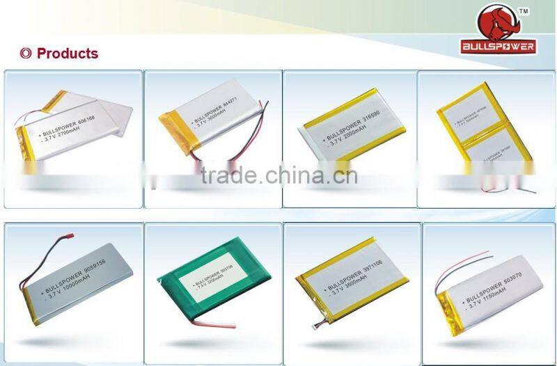3.7V 1200mah high quality lipo battery 503759