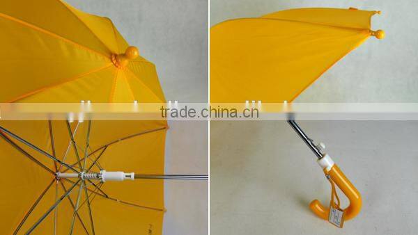 19" Kids Safety Umbrella, Yellow Kids Umbrella