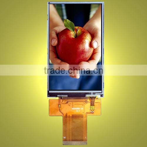 4.0 inch 480*800,ILI9806E,3 wire SPI +16/18/24 bit RGB interface, full viewing angle, high brightness IPS LCD
