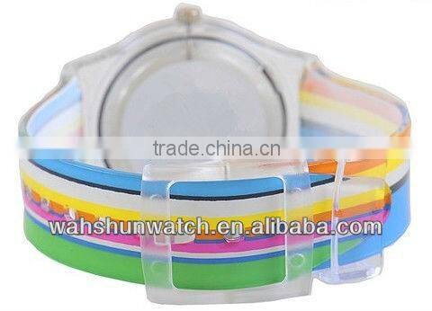 2013 most fashionable colors strap japan movt quartz branded watches for girls