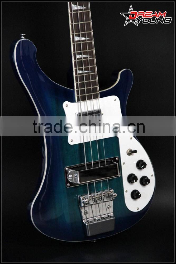DS-EB6011 Blue Color Canadian Maple Neck Bass Guitar