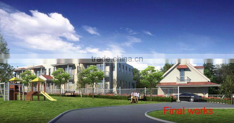 Architectural 3D renderings for real estate developer