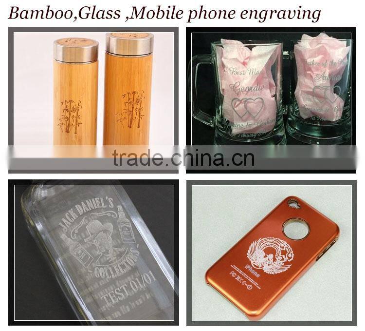 wooden laser engraving laser engraved mugs Thunder laser cutting engraving machine