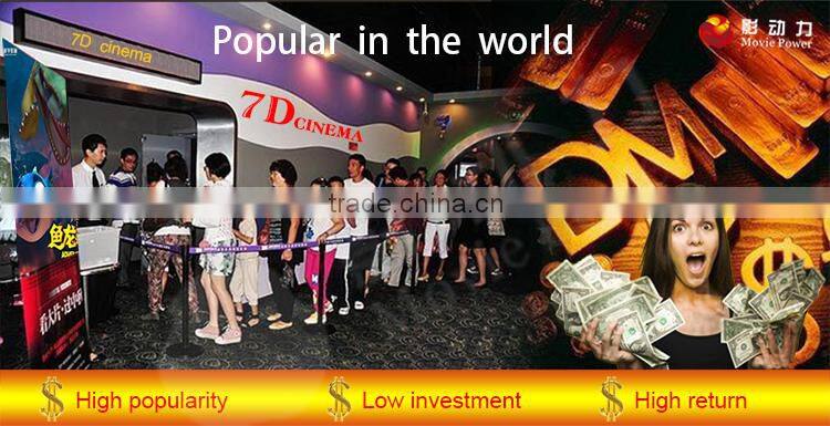 Very portable business 7d cinema with wheel move everywhere