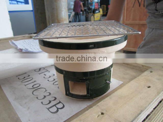 AUST-05 Green Smallest Japan table bbq oven ceramic grill