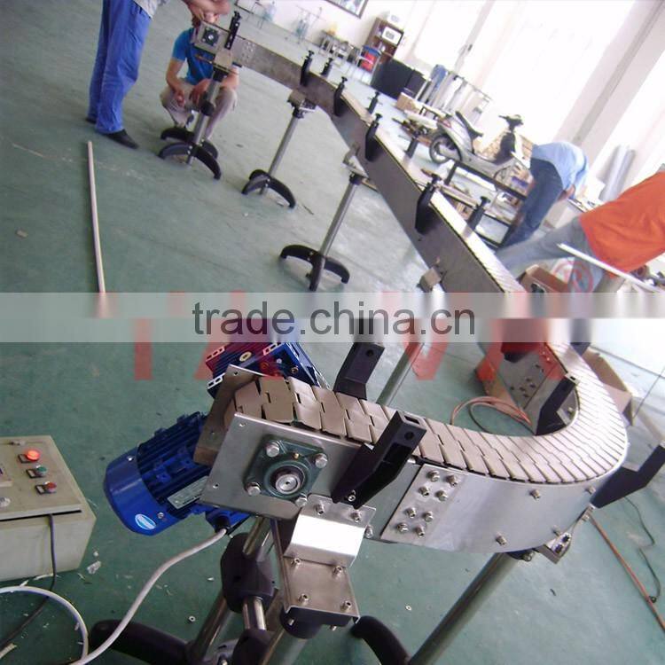 plastic flexing chain conveyor OEM by customized