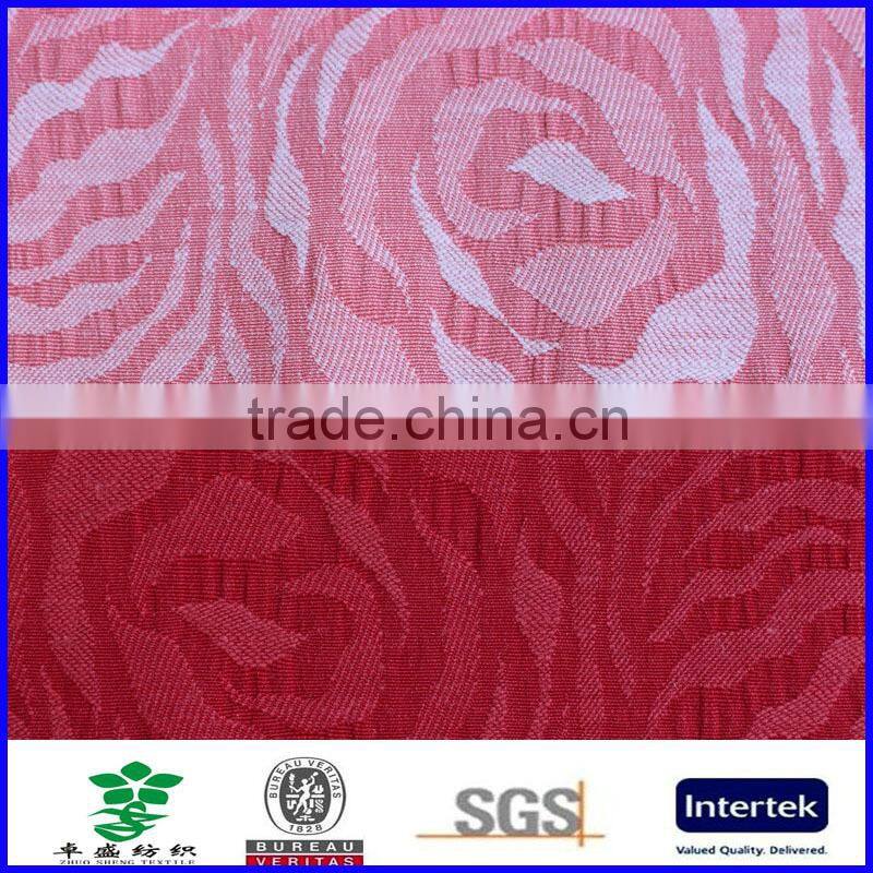 jacquard 3D rose design yarn dyed 100% cotton fabric