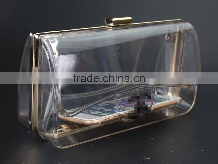 Newest high-grade acrylic clutch bag