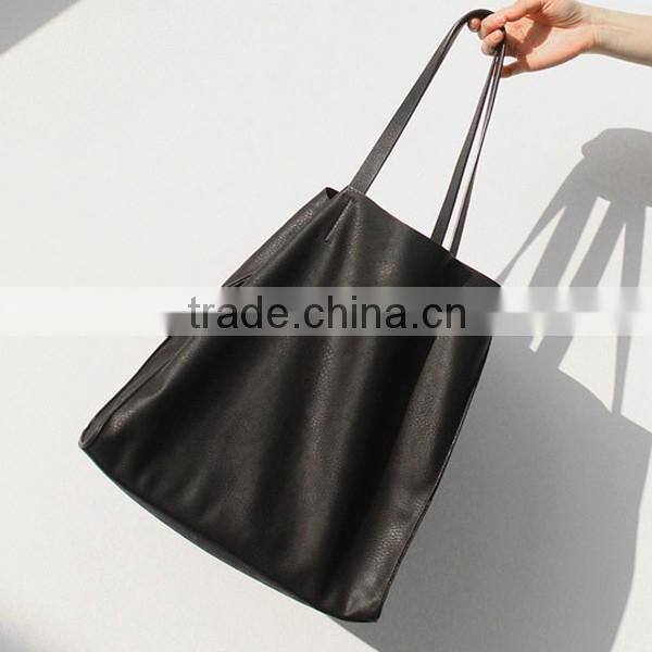 Wholesale Lady Leather Eco-friendly Reusable Shopping Bag
