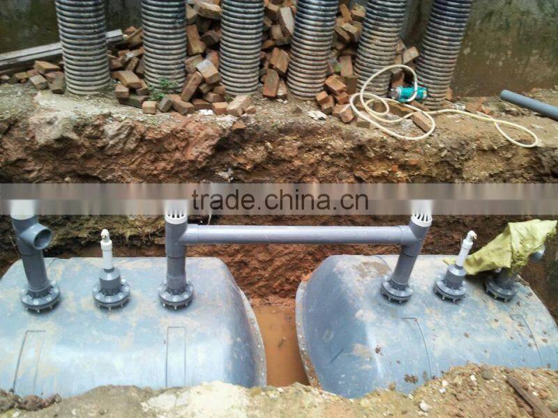 China Puxin Biogas Septic Tank for Hotel Sewage Treatment Plant