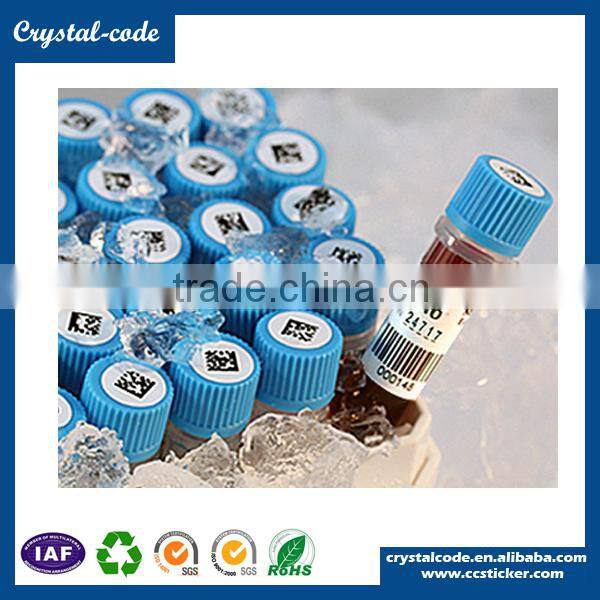 Die-cutting blank white low temperature label