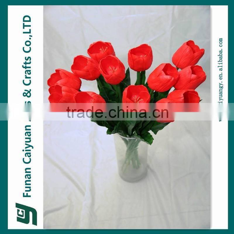 Multiple color made of Pu artificial flower china natural touch artificial flower