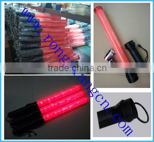 Rechargeable LED Traffic Baton Within Magnet Base/Super Bright Flashing LED Traffic Light Baton