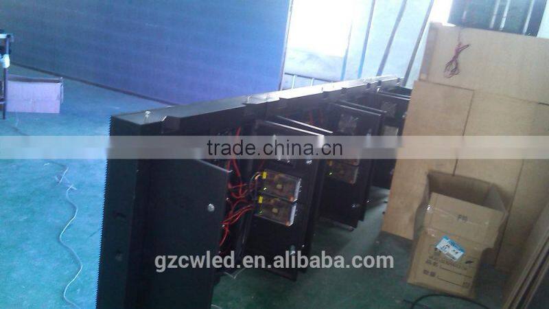 New product high resolution p16 semi outdoor dual color led screen in led displays