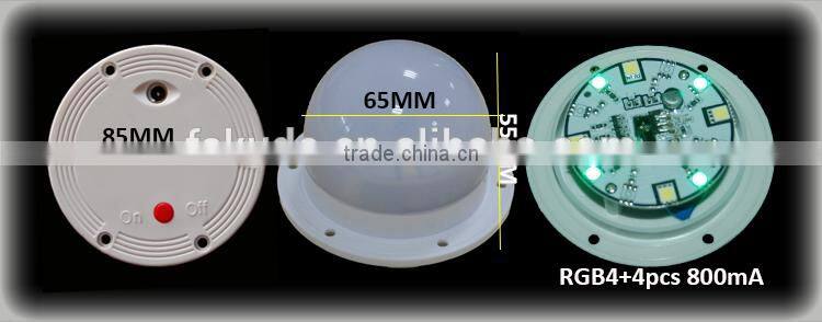 Lithium Battery Powered Cordless LED Light Base For Plastic Furniture