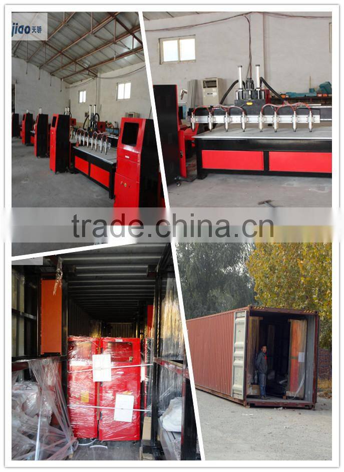 cnc woodworking engraving machine with Japan Yaskawa servo motor