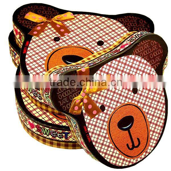 Bear Face Paper Chocolate Packaging Box