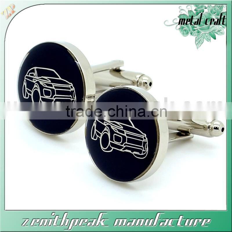 black replica cufflinks for suit shirt