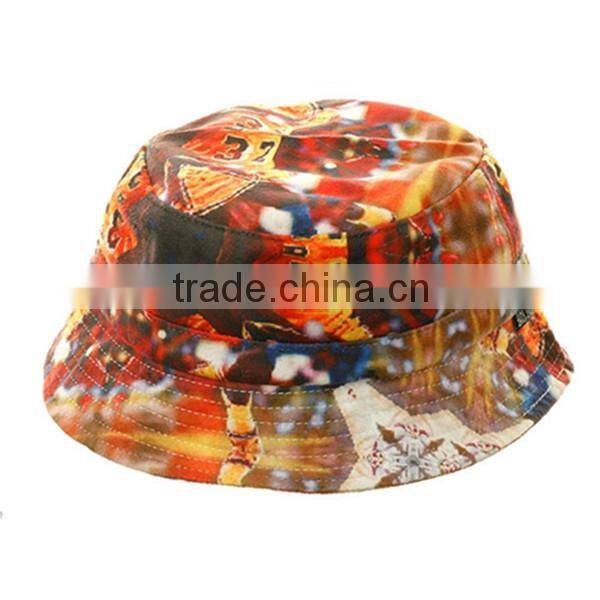 100% Polyester cheap blank bucket hat with string wholesales