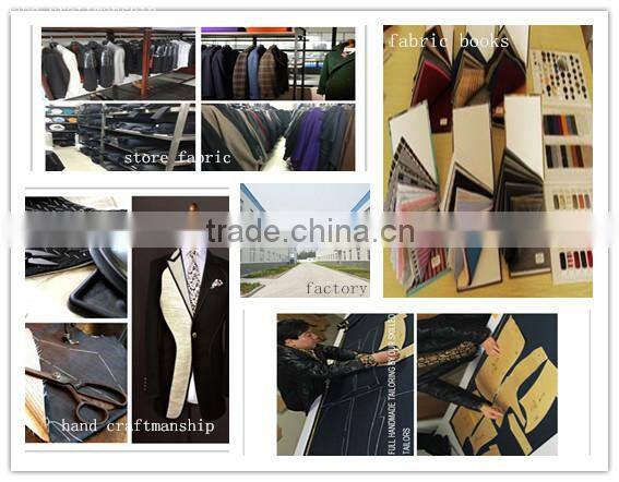 2014 Top Quality 100% wool black wedding men suit