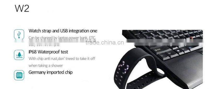 Touch screen OLED Display bluetooth bracelet, Pedometer Calorie Waterproof smart bluetooth bracelet