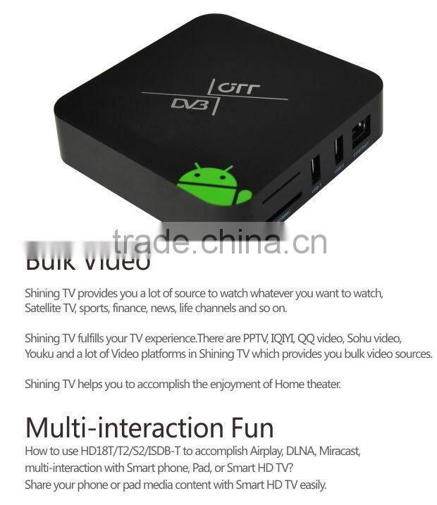 android 4.2 dvb t2 tv box remote control 1080p full hd gigabit network media player HD18T2