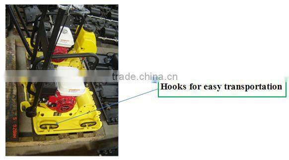 Reversible vibrating plate compactor DUR-500 used for road construction