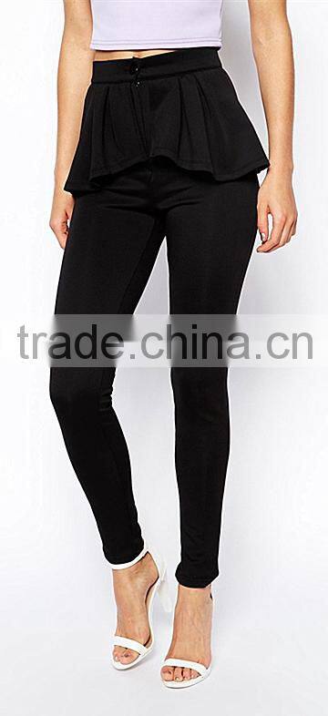 stretch fabric women skinny fit pant