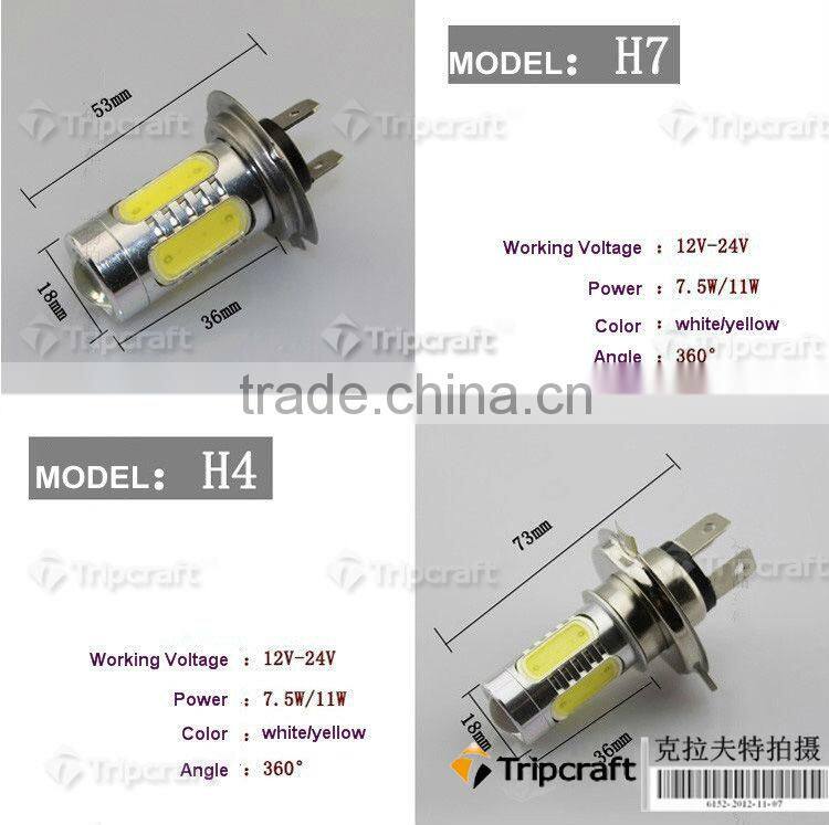 6W Car Led Headlight 6W Auto Led Frog Light H1 H3 H4 H7 H8 H11 9005 9006 1156 1157